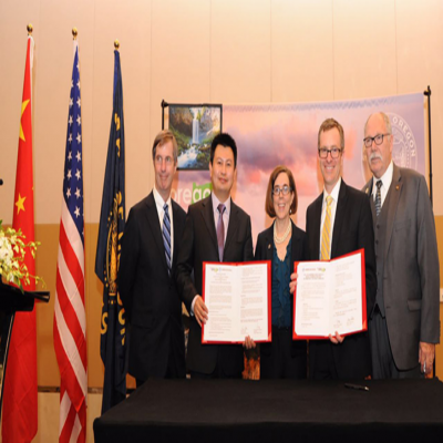 中国跨境电子商务专业委员会与美利坚合众国俄勒冈州商务发展厅签双方跨境贸易电子商务发展合作谅解备忘录