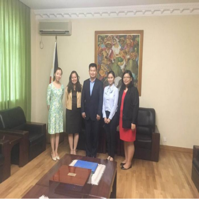 中国跨境电子商务专委会秘书长唐生到访菲律宾大使馆